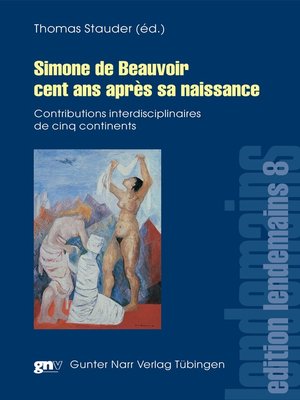 cover image of Simone de Beauvoir cent ans après sa naissance